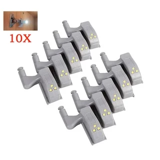 LED Para Dobradiça Interior Lâmpada LED Universal Luzes Do Armário Closet Light Sensor Noite Quarto