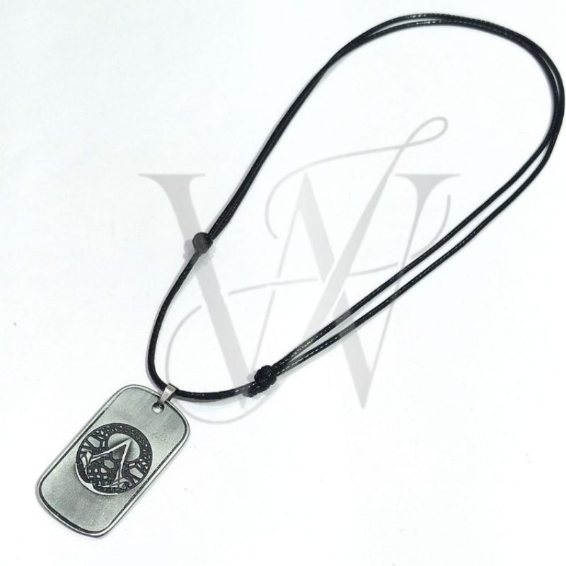 Colar Cordão Ajustável Assassin's Creed Black Flag