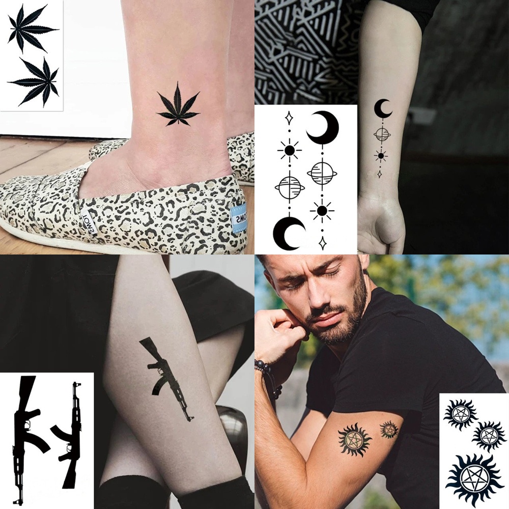 Tatuagem falsa da arte do corpo da tatuagem do cavalo de xadrez à