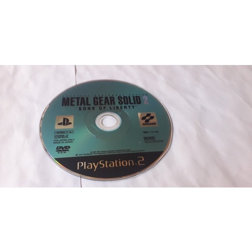 Metal Gear Solid 2 Sons Of Liberty Ps2 Midia Original B536