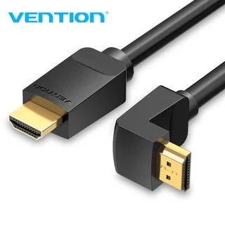 Venção Cabo HDMI Em Ângulo Reto De 90 Graus Cotovelo 2.0 4K Ultra HD 3D 1080P Suporte Ethernet E ARC De Retorno De Áudio Compatível