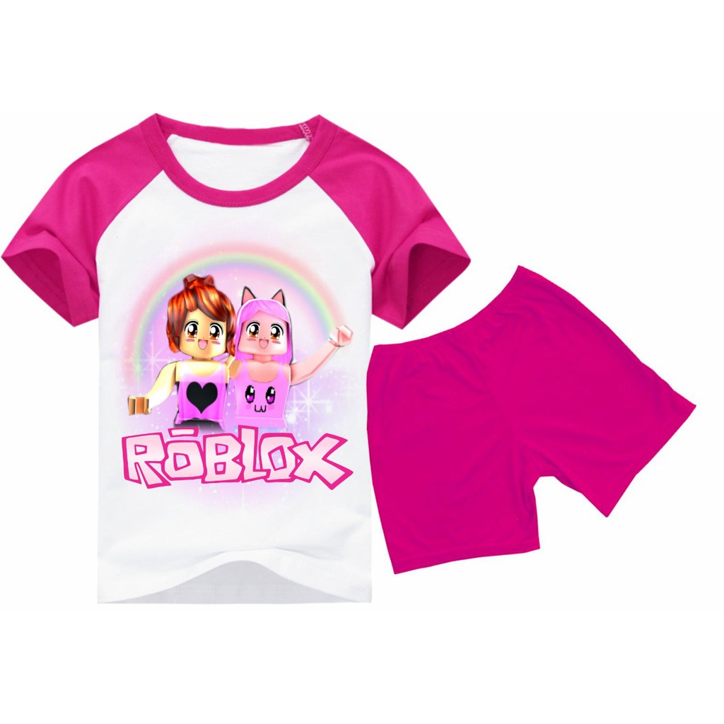 Vestido ou Camiseta Infantil Roblox Minegirl com Nome