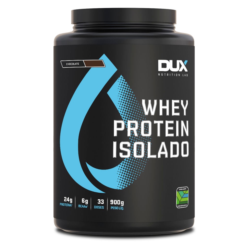 Whey Protein Isolada – PROTEINA 900G DUX NUTRITION AO