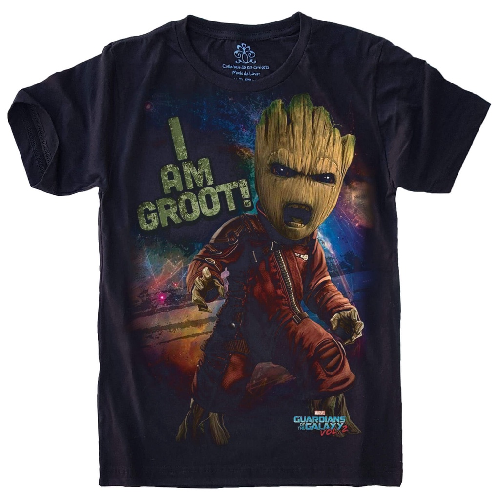 TShirt-People Da Groot - Camiseta Para Hombre Negro M