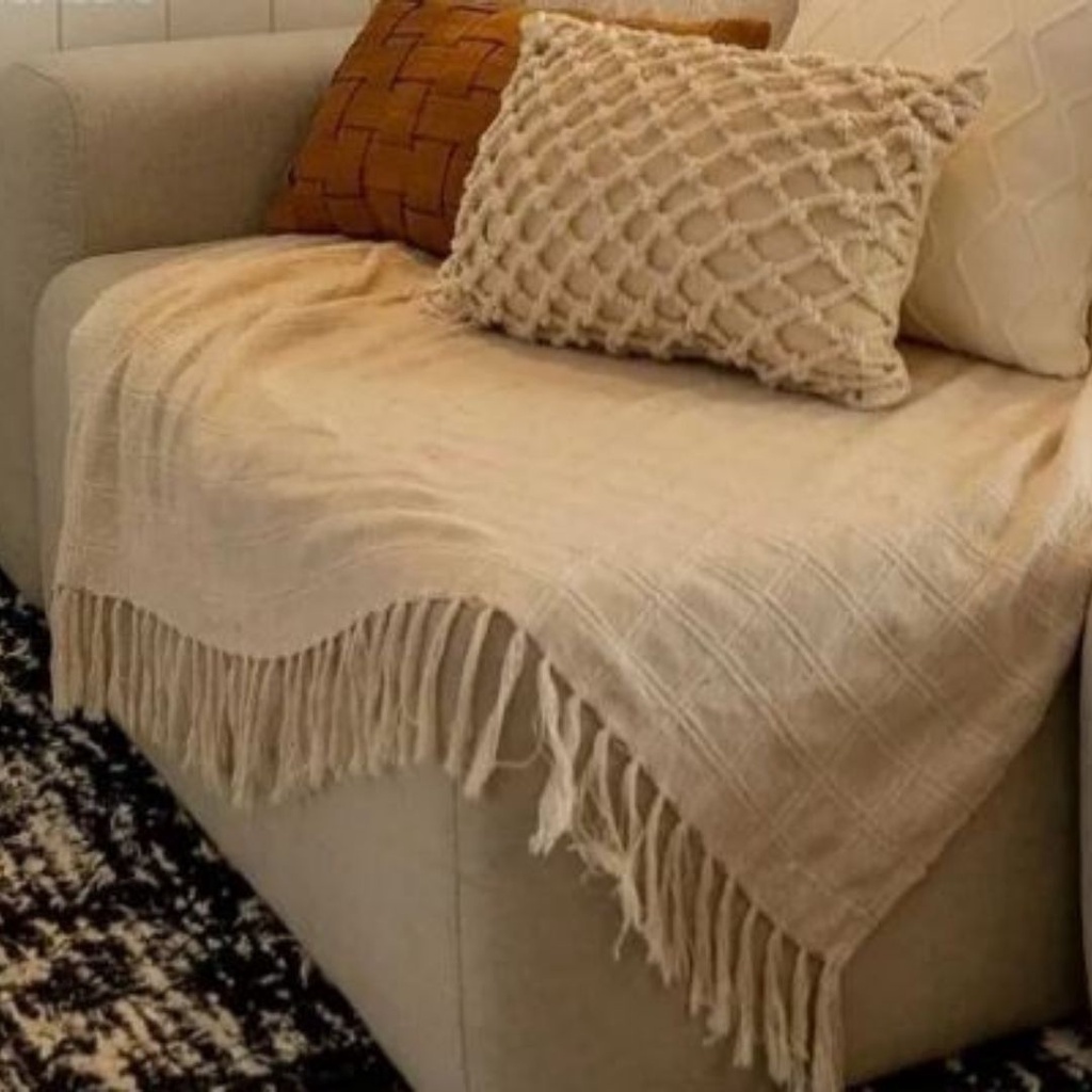 Manta Para Sofa Poltrona Cama Decorativa Protetora 1.20 X 1.80 Xale ...