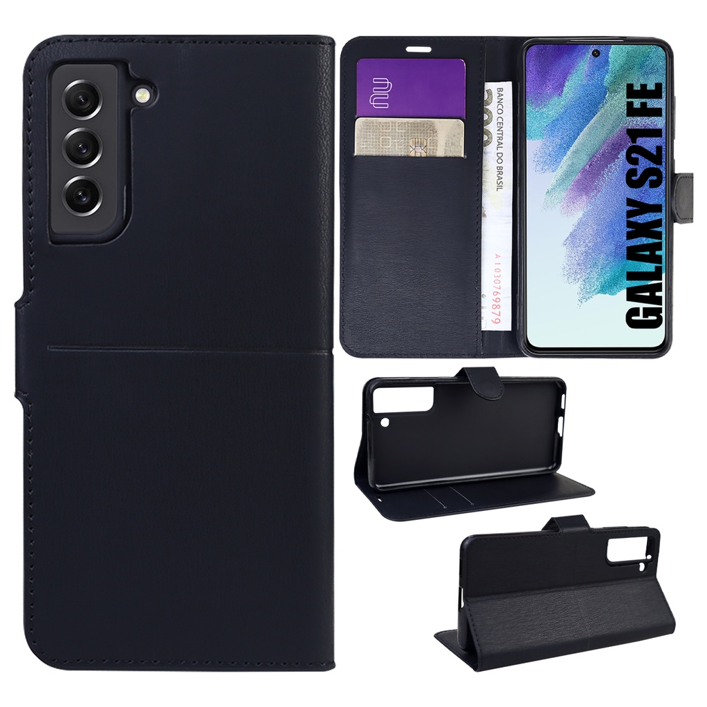 Capinha Capa Carteira De Luxo Samsung Galaxy S21 FE G990 - Cell In Power25