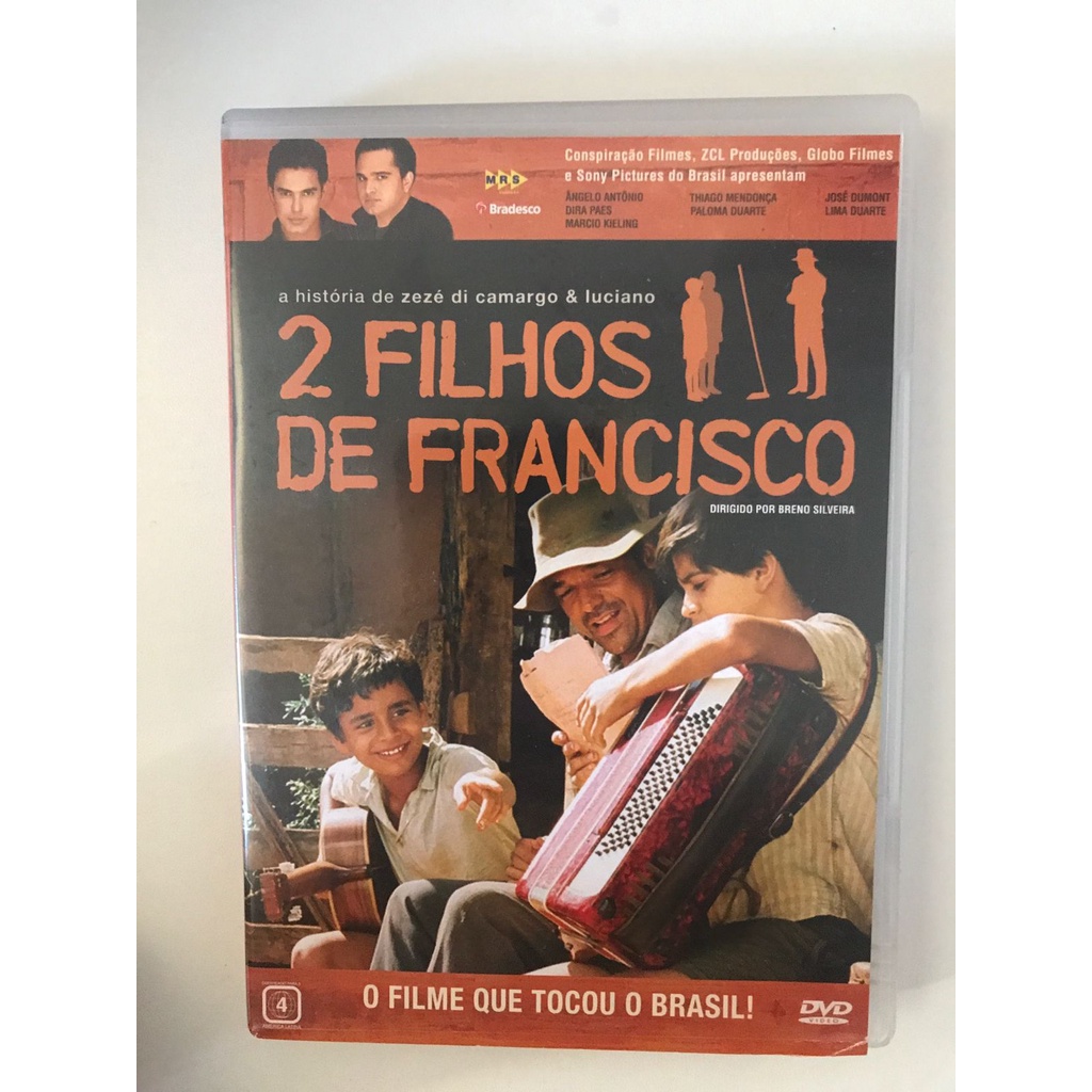 dvd filme nacional DOIS FILHOS DE FRANCISCO original | Shopee Brasil