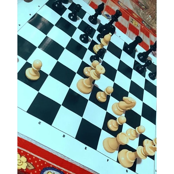 O rei das peças de xadrez em estilo azul