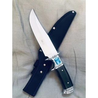 Faca De Caça Pesca Churrasco Luxo Fulltang Inox SLK-A48