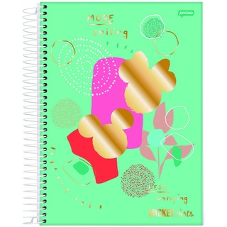 Caderno Universitário Mickey Arts Jandaia 1 Matéria