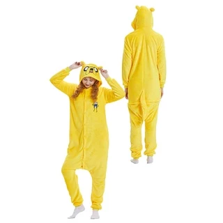 Pijama Jake Macacão Adulto Promoção Kigurumi Jake o Cão Hora de Aventura