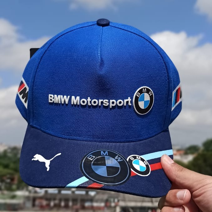 Bone da bmw hot sale branco e azul