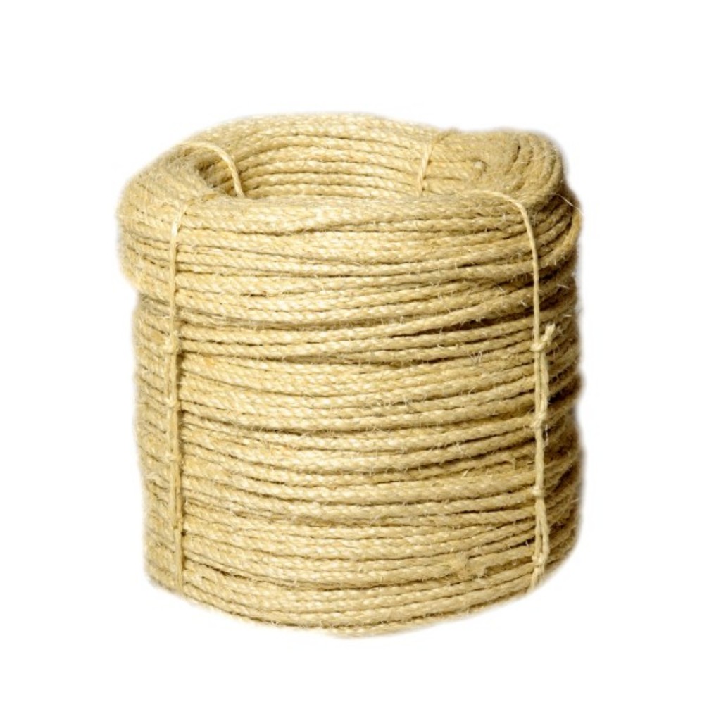 Corda de Sisal Natural 5mm 50 Metros Reforçada Alta Qualidade ...