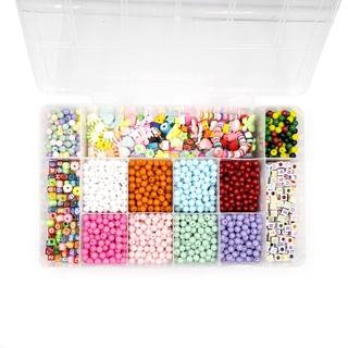 Kit Bijuteria 3200 Un Miçanga Letra Fimo Strap Phone + Caixa