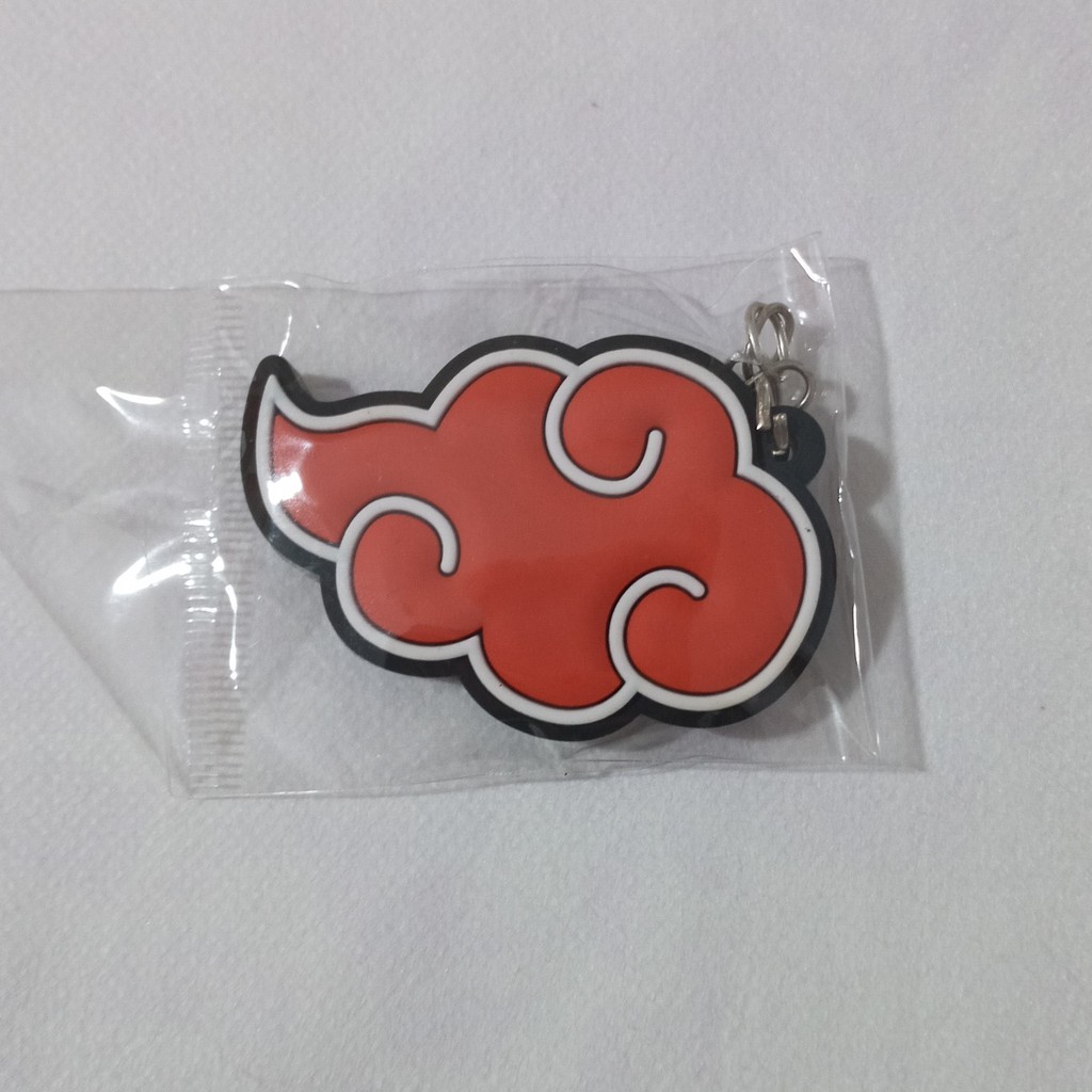 Chaveiro Personalizado Emborrachado Nuvem Akatsuki 1 Unidade