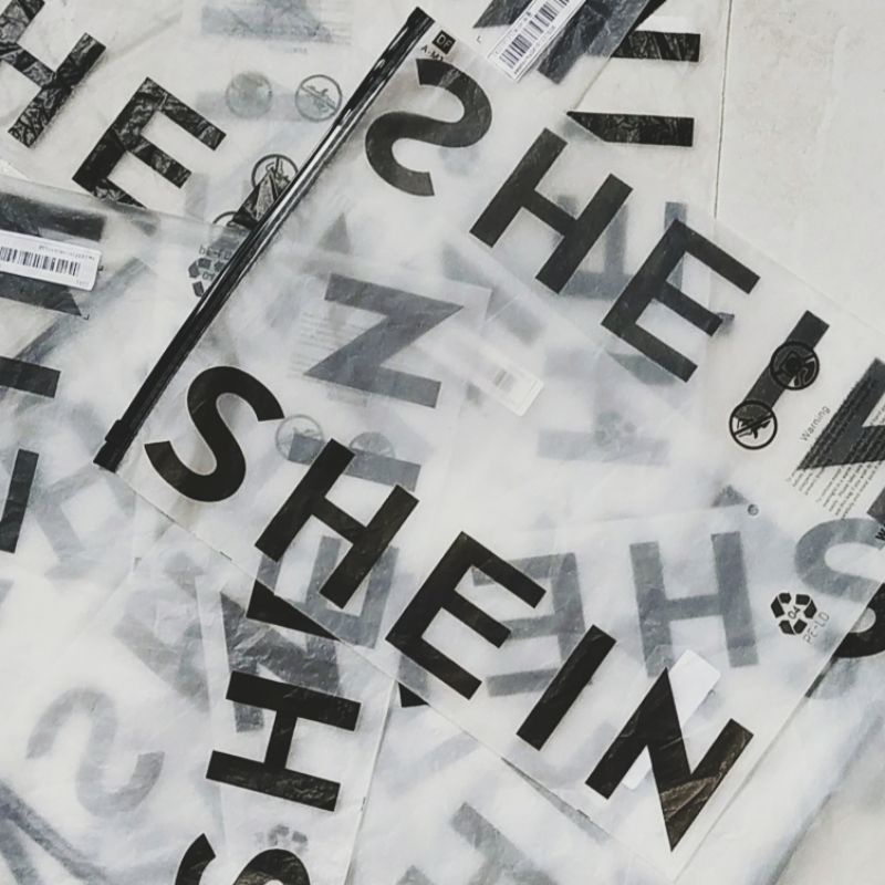 4 saquinho da shein / sacola da shein / saco da shein / embalagem da shein