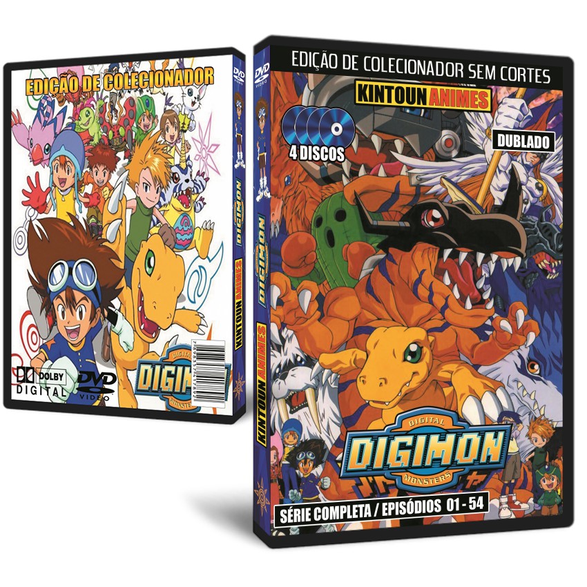 Dvd Anime Digimon 5 Savers Dublado + Digimon Tri Leg