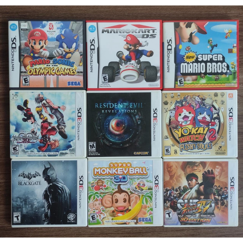 Jogos de Nintendo DS/3DS, Mário, Zelda, Pokemon Platinum Jogos de Nintendo DS/3DS, Mário, Zelda, Pokemon Platinum