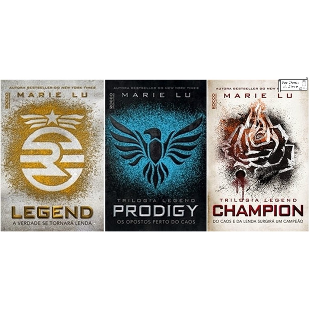 Trilogia Legend (Legend, Prodigy e Champion), por Marie Lu | Shopee Brasil