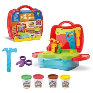 Minha Maletinha Construção Ferramentas e Massinha Divertoys