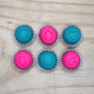 Marcador Carimbo Doces Docinho Brigadeiro Pop it Fidget Toys