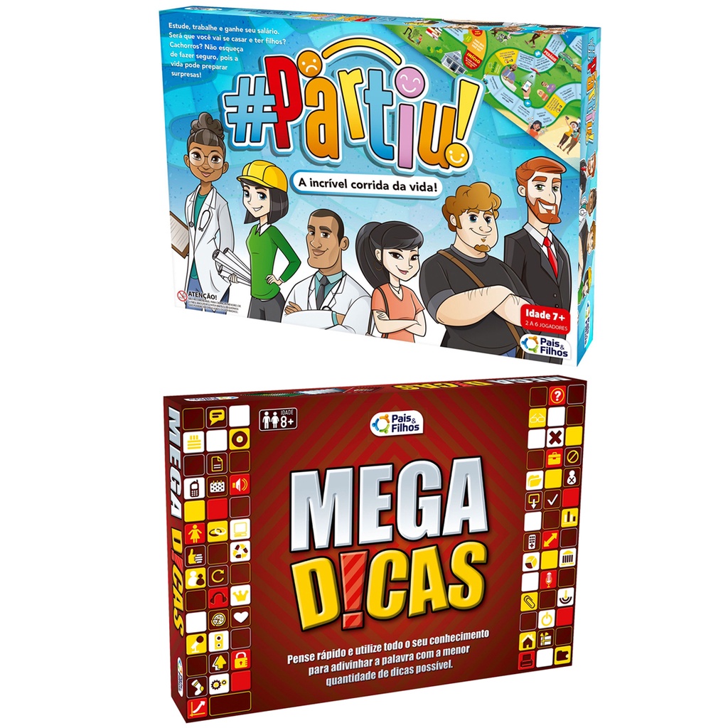 Jogo Stop Educativo Infantil Menino Menina Pense Rápido - Pais e