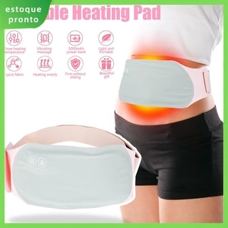 Almofada De Alívio Menstrual Abdominal Periodo Aquecedor De Barriga Cinto Cólicas Elétricas Cinta Térmica Uterus Massageador