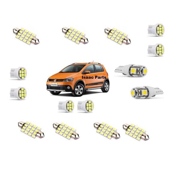 Kit Lampadas Led Vw Fox Spacefox Crossfox Space Cross Smd Shopee Brasil