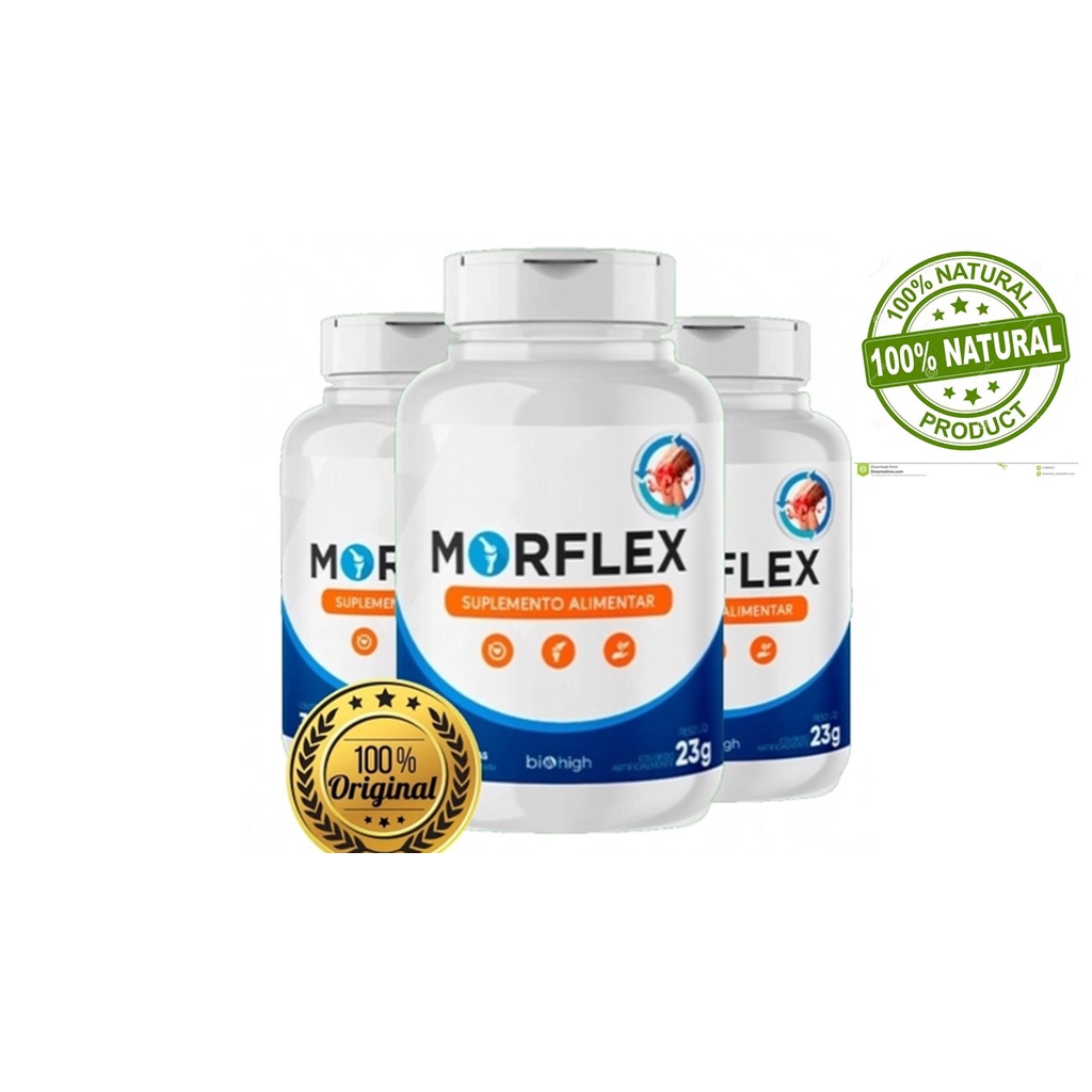 3 Morflex Fim Das Dores 180 Caps Original