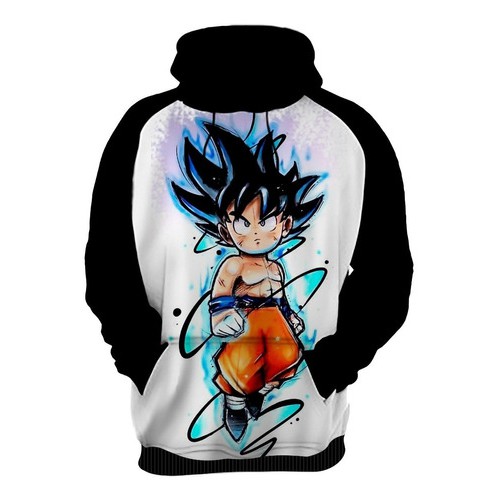 Blusa Moletom Canguru Dragon Ball Goku Vegeta Brincos Potara