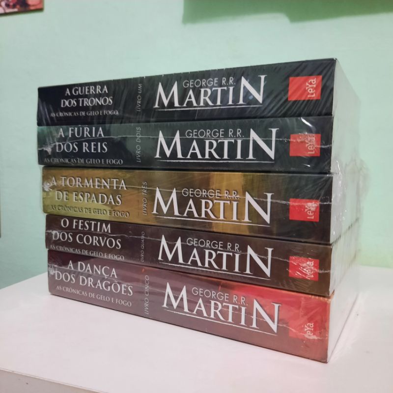 Box game of thrones - 5 livros ! | Shopee Brasil
