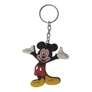 Chaveiro Emborrachado Mickey em Relevo e Alta Definição