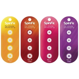 SpinFit CP100 Pontas De Silicone Patenteadas 1 Par (2pcs)
