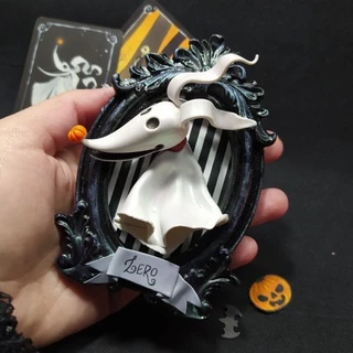 Quadrinho decorativo Zero - The Nightmare Before Christmas - O incrível mundo de Jack