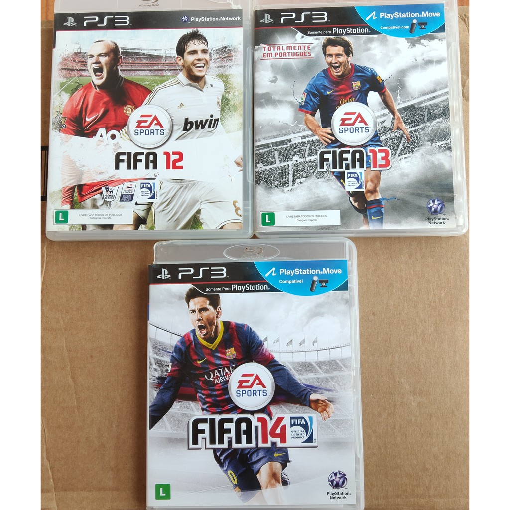 3 Jogos FIFA 12, 13 e 14 Ps3 Paranhos • OLX Portugal
