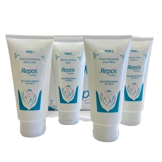 Kit Repos Profissional Spa das Mãos 4 passos para Rejuvenescimento