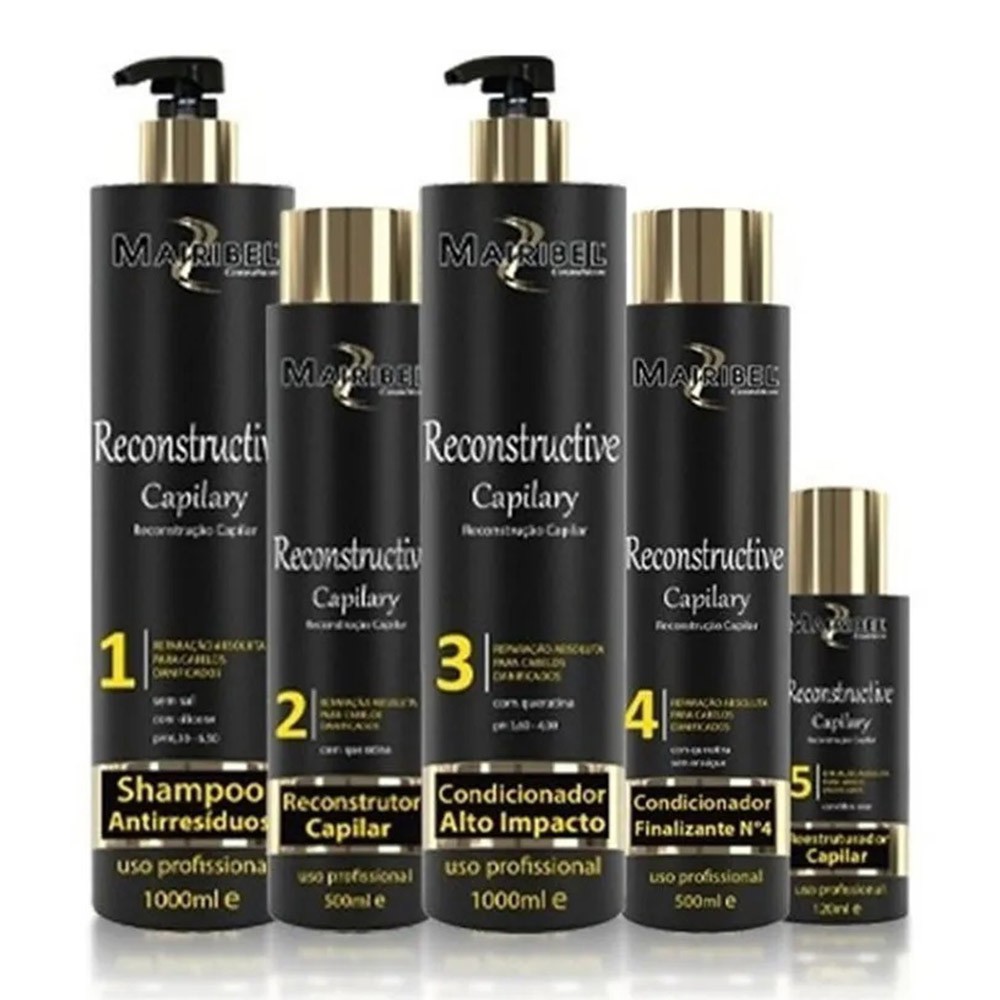 Kit Cauterização Capilar Profissional Mairibel Nova Embalagem | Shopee ...
