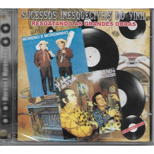 Cd Moreno E Moreninho Sucessos Do Vinil Cd 0122 Shopee Brasil