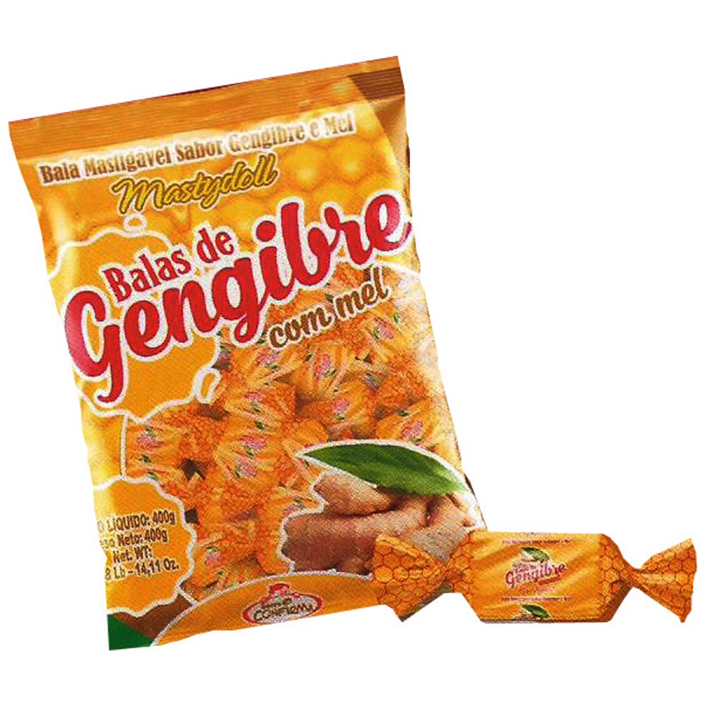 Bala Gengibre com Mel 400g - Confirma | Shopee Brasil