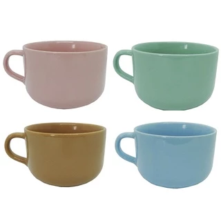Xícara Caneca Jumbo 450ml Sopa Caldo Cereal Cores Diversas