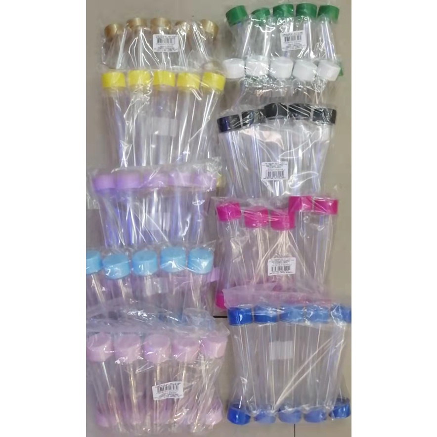 Kit 10 Tubete De 13cm E 8cm - 10 Cores