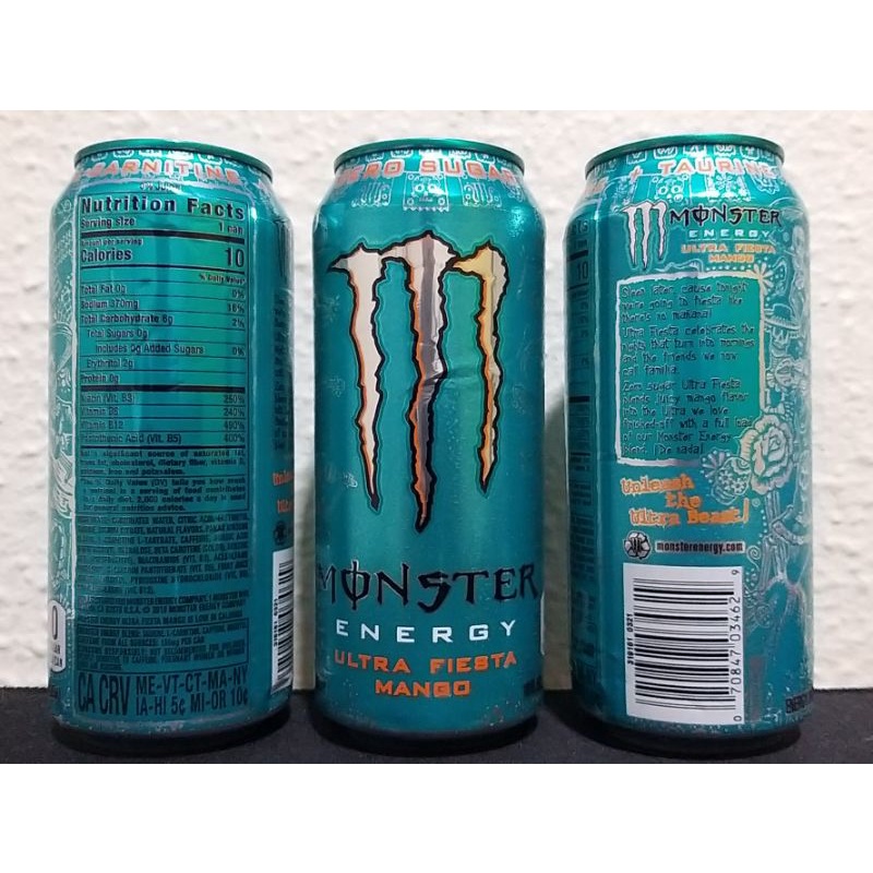 Monster Energy Ultra Fiesta Mango 473ml Shopee Brasil 0305