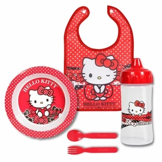 Kit Alimentação Hora da Papinha Hello Kitty BabyGo