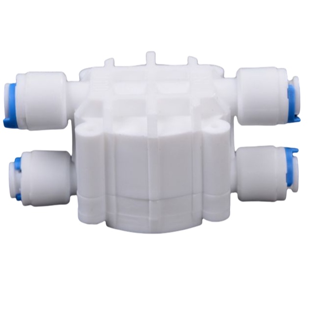 Válvula Corte 4 Vias Shut Osmose Reversa Rejeito 1/4 Engate