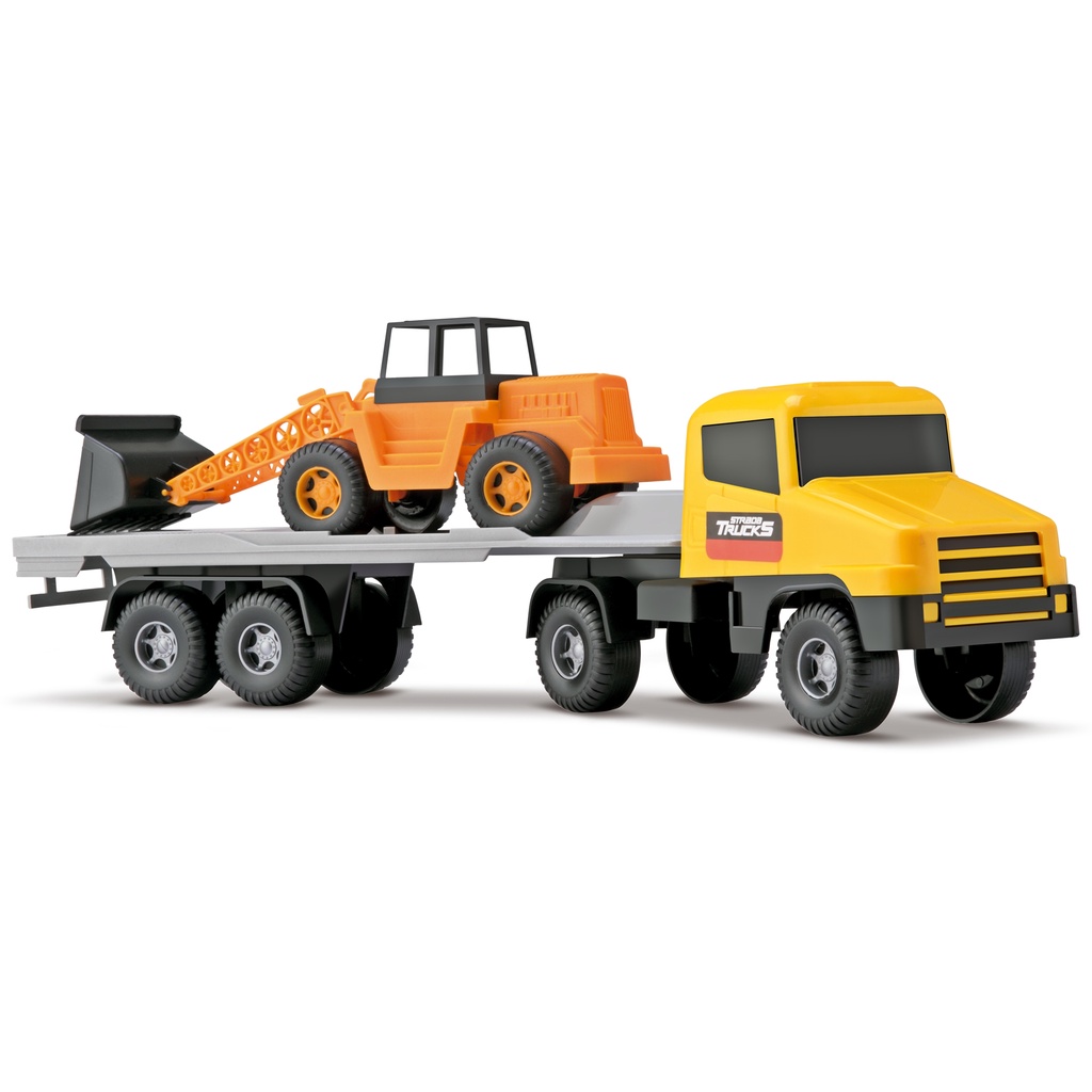 Caminhão de brinquedo Truck Polícia Preto Bs Toys - Pedagógica