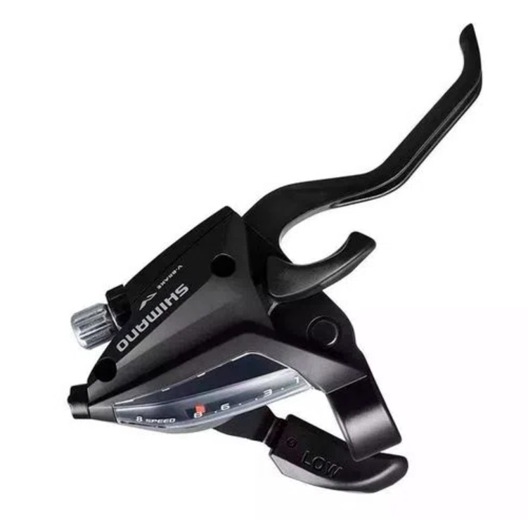 Shimano ST-EF500-2 schakelpook/remhendel achter 7-speed zwart