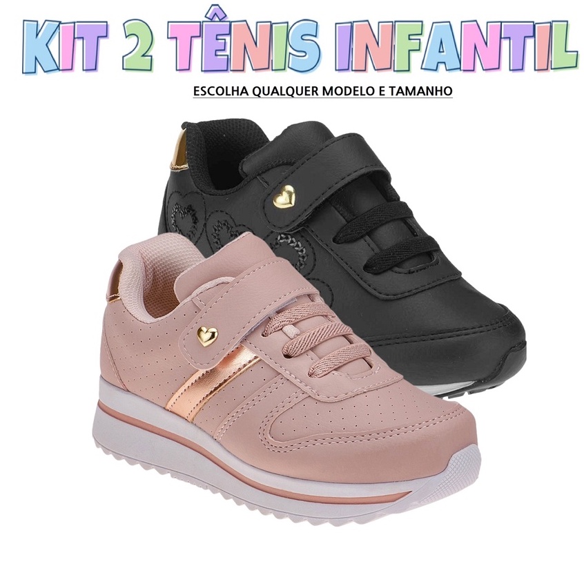 Tenis feminino hot sale de crianca