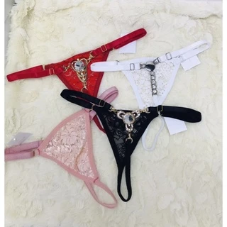 Tanga Biju Fio dental, com alça Regulável Sensual