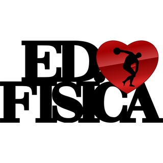 Placa de mesa de Ed. Fisica profissão 10x20cm decoração MDF