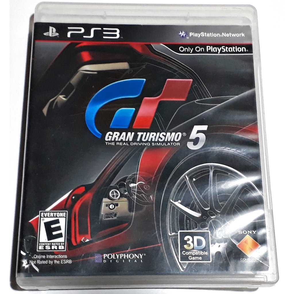 Jogo Gran Turismo 5 Playstation 3 Ps3 Legendas Português Mídia